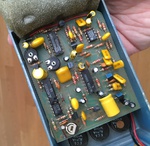 DOD Analog Delay FX90 PCB - inside   1987 white knobs