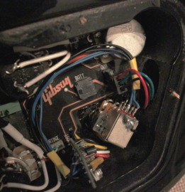 Gibson Les Paul Classic 2015 booster activation to push/pull switch